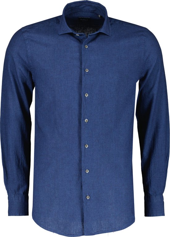 Nils Overhemd - Slim Fit - Blauw