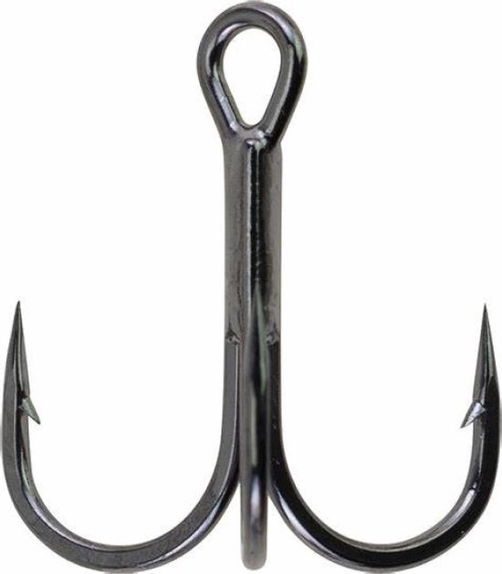 Filex Treble Hook - Haakmaat #8 - 10 stuks - Zwart - Roofvis Dreggen - Dreghaak voor Roofvissen - Kunstaas & Doodaas Haak van Filex — afbeelding 3