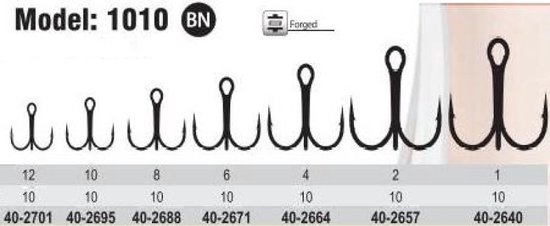 Filex Treble Hook - Haakmaat #8 - 10 stuks - Zwart - Roofvis Dreggen - Dreghaak voor Roofvissen - Kunstaas & Doodaas Haak van Filex — afbeelding 4