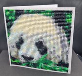 Diamond painiting kaart Pandabeer (94)