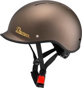 DEMM E-Rider Speed pedelec helm - Elektrische fietshelm - Snorscooter, Snorfiets, E-Bike, Step en Skate helm - vrouwen en mannen - M - Brons - Gratis helmtas