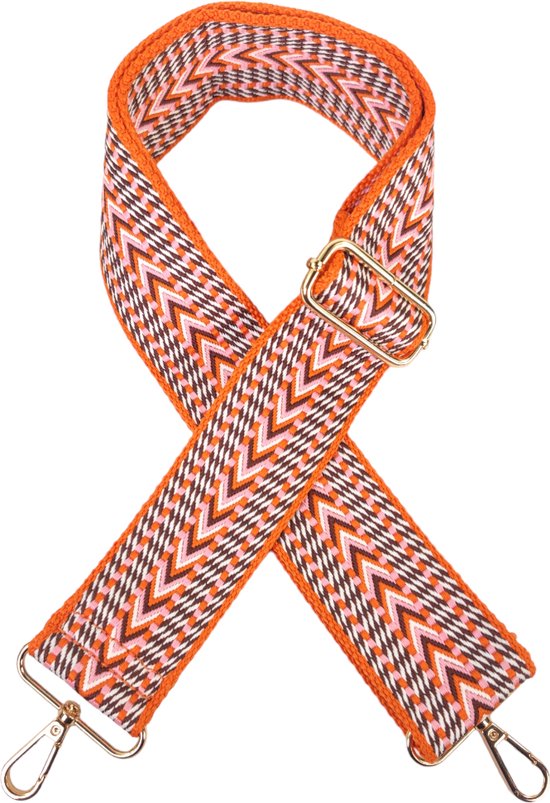 Tasriem voor dames, verstelbare schouderriem, 3,8 cm, voor tassen, boho, brede tasriemen om te wisselen, tasriem met karabijnhaak voor schoudertassen, handtas, tas, accessoires, 80-140 cm