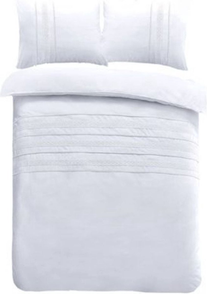 Papillon Madrid Dekbedovertrek - Litsjumeaux - 240x200/220 cm - Wit