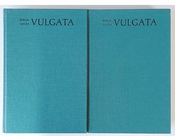 VULGATA. Biblia Sacra iuxta vulgatam versionem adiuvantibus B. Fischer, Iohannis Gribomont, H.F.D. Sparks, W. Thiele recensuit et brevi apparatu instruxit R. Weber. Editio altera emendata. Tomus I : Genesis-Psalmi + Tomus II : Proverbia-Apocal...