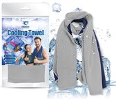 Verkoelende Handdoek - Koel - Cooling Towel - Sport - Fitness - ijshanddoek - Grijs