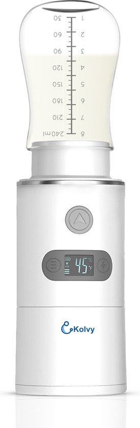 ontwikkelen Sluipmoordenaar preambule Kolvy® Flessenwarmer voor Onderweg - Intelligente Flesverwarmer - Bottle  Warmer - 6... | bol.com