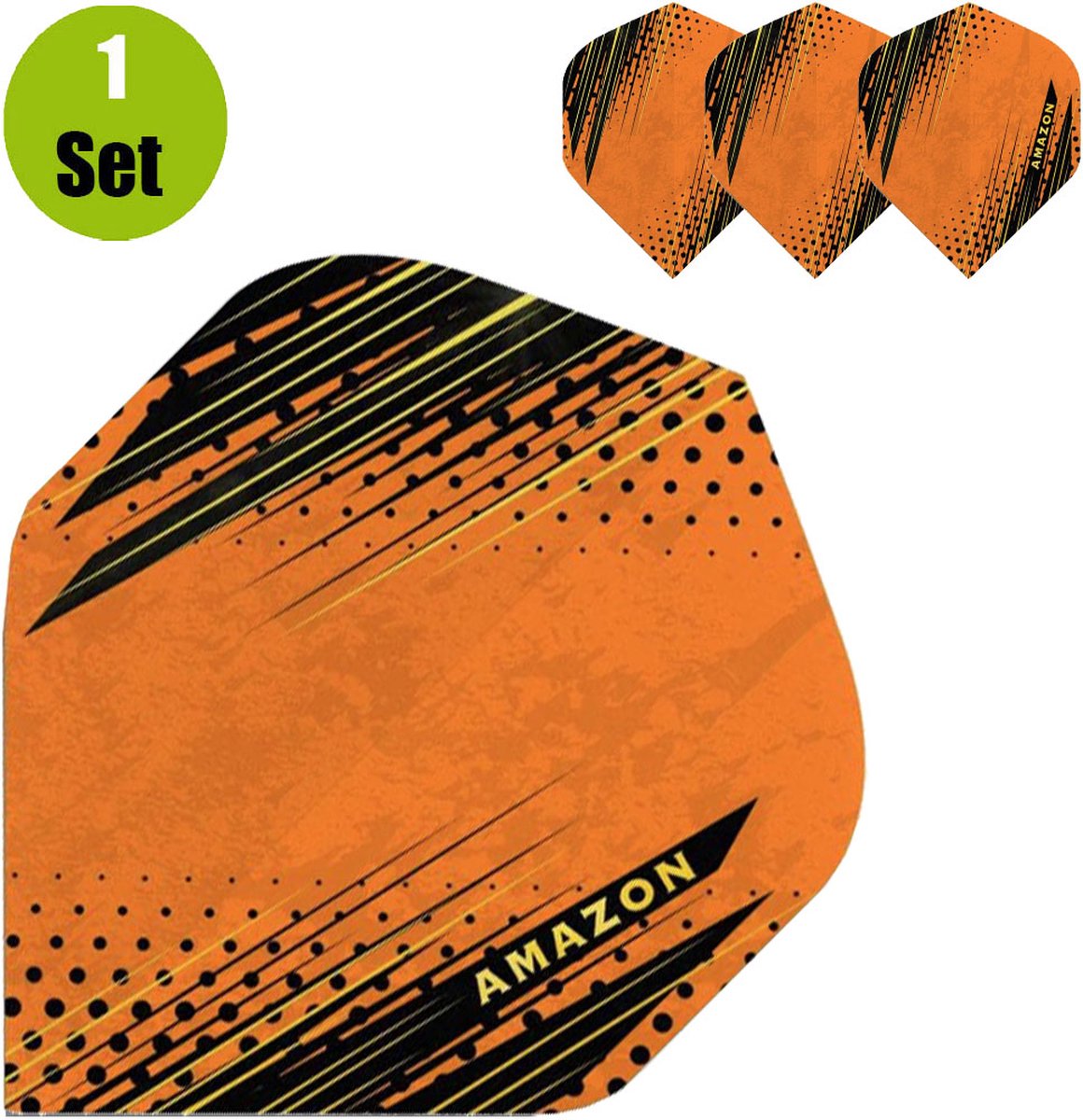 Amazon Oro Dartflights - Oranje