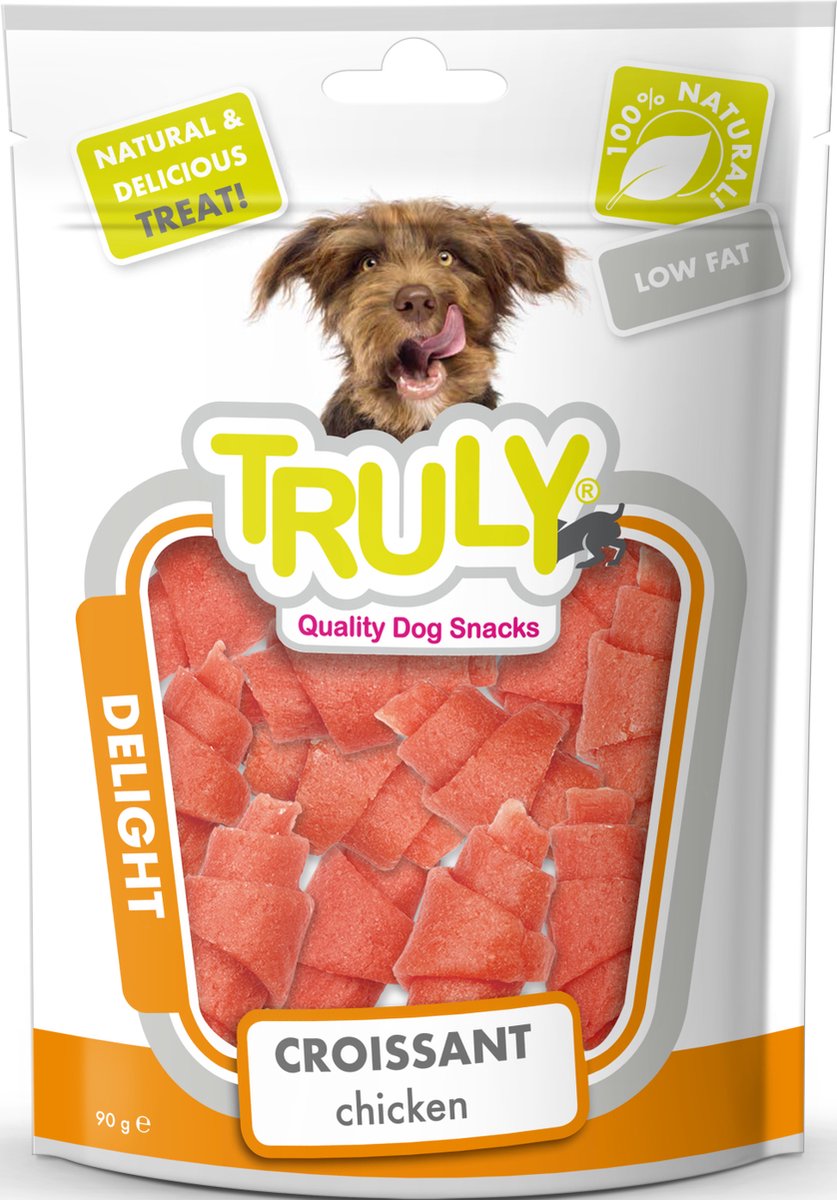 Truly - Kip Croissants - Hondensnack - Voordeelbundel 5 stuks