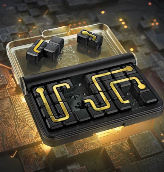 SmartGames IQ Circuit - Logisch Denkspel & Reispuzzel - 120 Opdrachten - Verbind de stippen - Educatief Solospel - Vanaf 8 Jaar