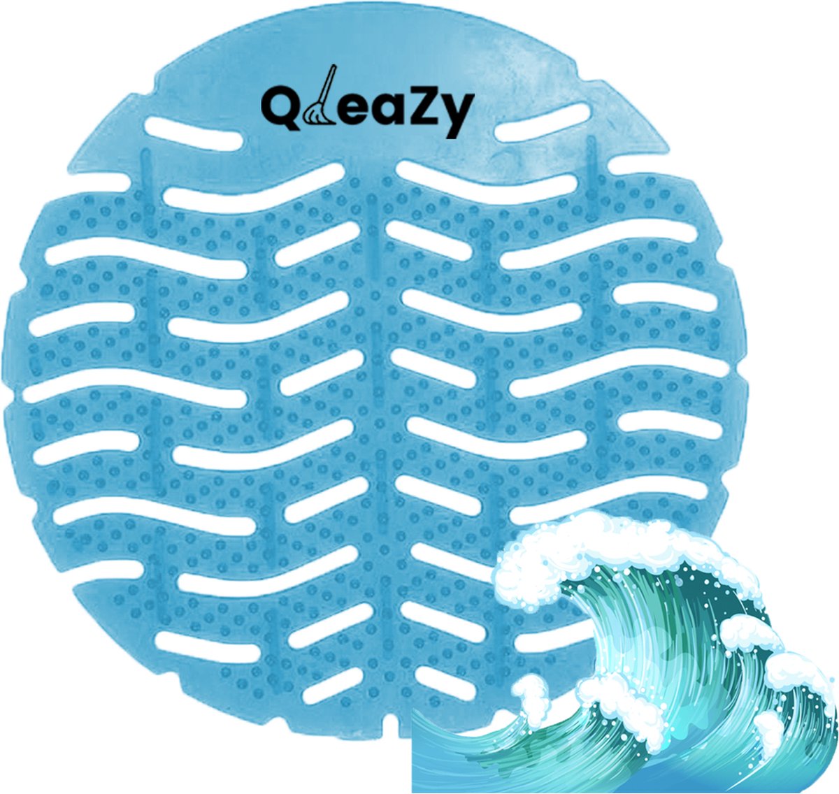 Urinoir matten Urinal Screen Wave 1.0 - Urinoirmatjes Ocean 10 stuks - 30 dagen frisse geur