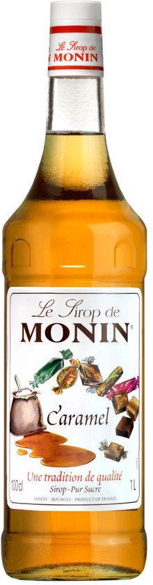 Monin Caramel Karamel 1 Liter Fles Koffie Siroop XL FLES