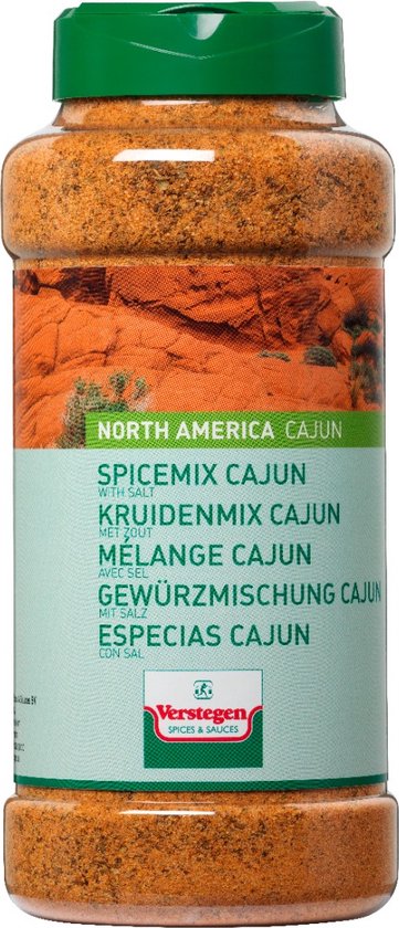 Verstegen Kruidenmix cajun met zout - Bus 900 gram