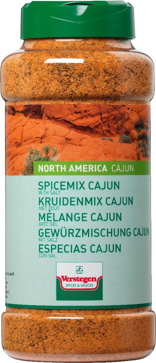 Goedkoopste Verstegen Kruidenmix cajun met zout - Bus 900 gram
