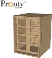 Pronty MDF Opbergsysteem Half Box Acrylic Pens Storage 460.483.018 110x150x130mm - 4mm (03-23)