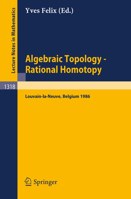 Algebraic Topology - Rational Homotopy - cover