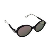 Zonnebril UV 400 Ovaal Zwart Reflecterend