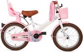 Vélo pour enfants Super Super Little Miss - Filles - 16 pouces - Blanc