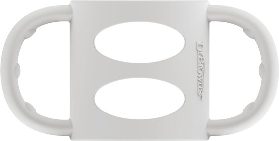 Babyflesje - Dr. Brown's Siliconen handvat - Voor Smalle halsfles - Grijs