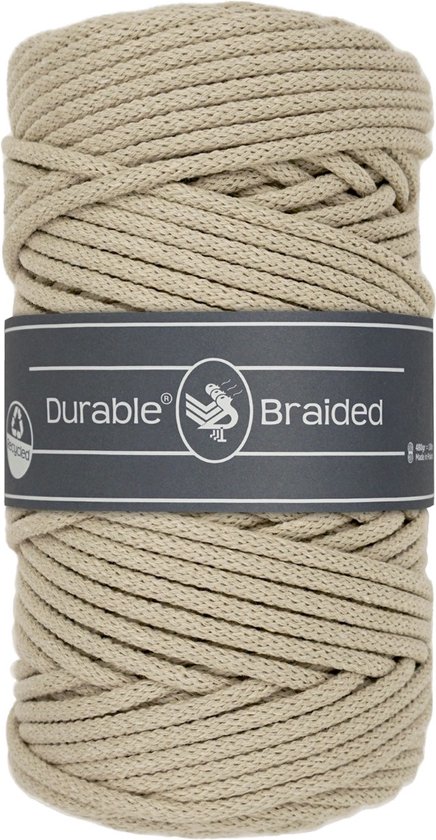 Durable Braided 5 mm 100 meter 2215 White Pepper