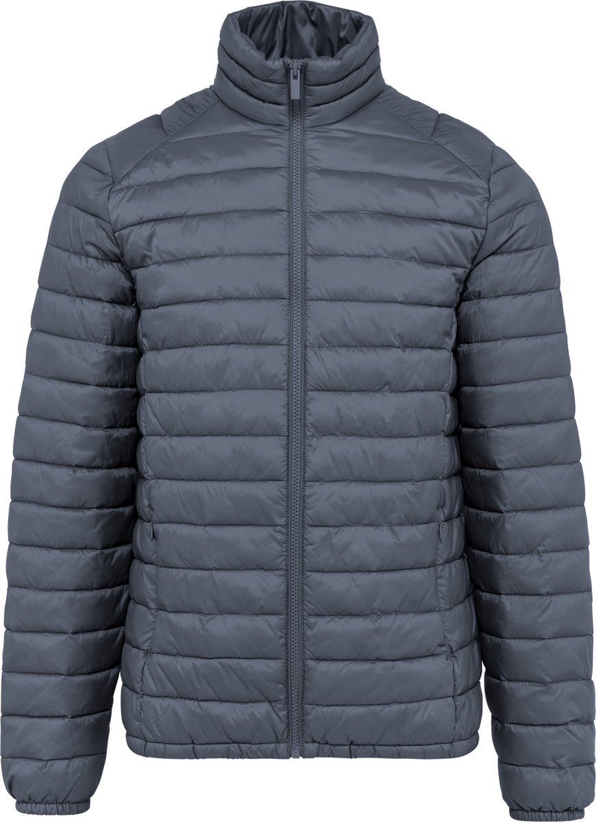 Gerecyclede Outdoorjas 'Light Padded' merk Native Spirit Mineral Grey - L