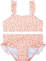 Swim Essentials Bikini Meisjes - Zwemkleding Meisjes - Old Pink Panterprint - Maat 122/128