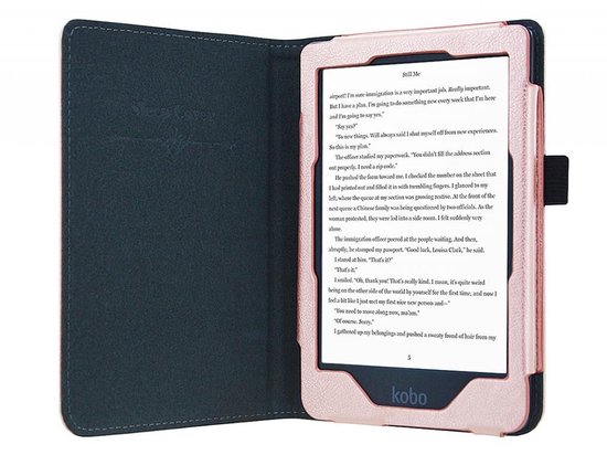 - Luxe Premium Sleepcover voor Kobo Clara Hd - Rose-Goud