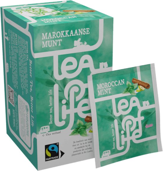 Foto: Tea of life fairtrade moroccan mint 100 zakjes