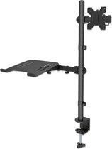 MH Desktop Combo Mount with Monitor Arm and Laptop Stand