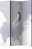 Vouwscherm - Engelen veer 135x172 cm , gemonteerd geleverd (kamerscherm) dubbelzijdig geprint