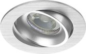 Noxion Verzonken Spot Vision MR16 Kantelbaar Aluminium | Zaagmaat 69mm - GU10 Fitting.