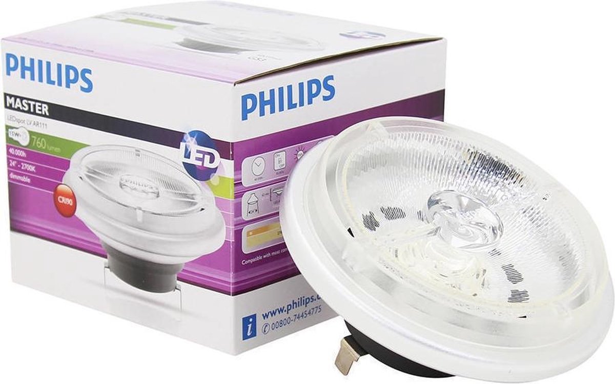 Philips Master Ledlamp L6227cm diameter: 11.1cm dimbaar Wit | bol.com
