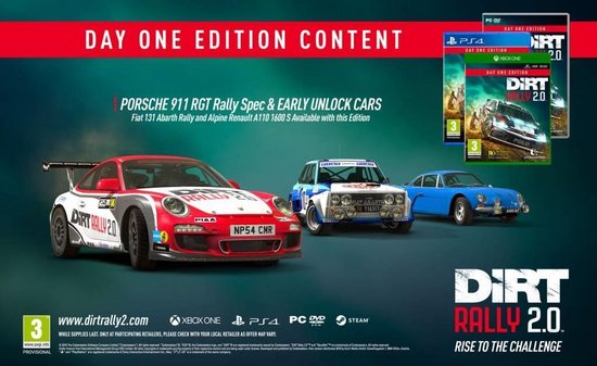 DiRT Rally 2.0 Day One Edition - PS4, Games
