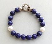 Bracelet avec perles et lapis lazuli
