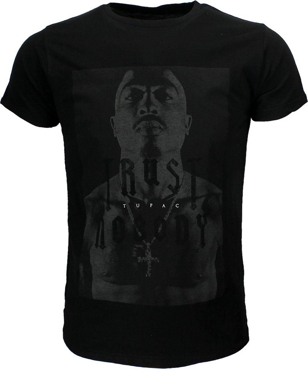 Tupac Trust No One T-Shirt - Officiële Merchandise - S