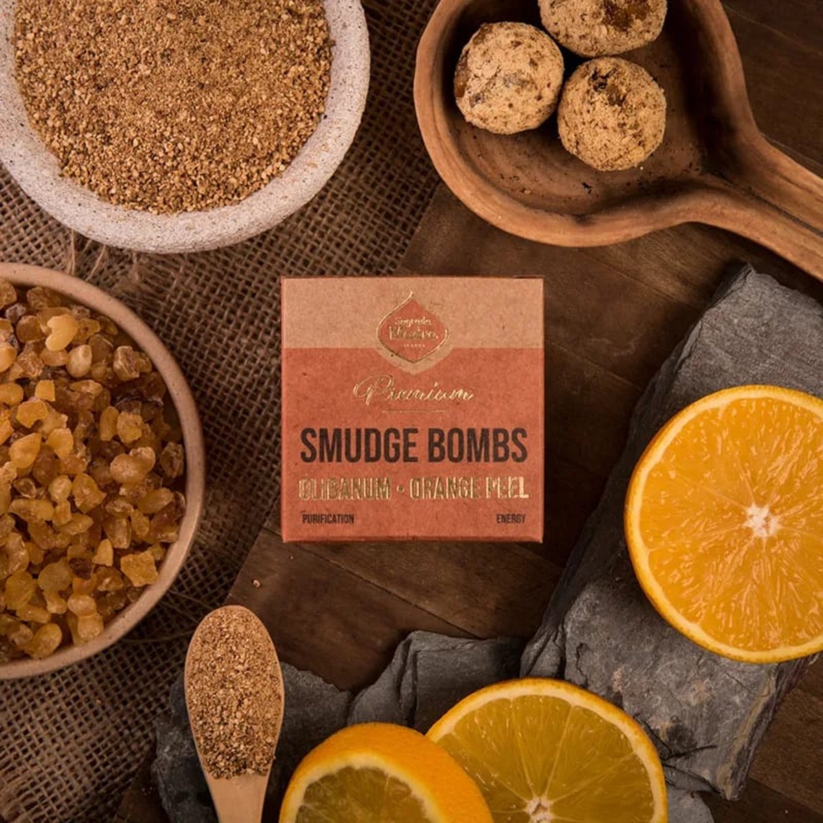 Sagrada Madre Premium Smudge Bombs Olibanum & Sinaasappel