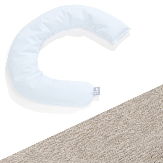 Taie d'oreiller pour Fico Baby Pillow XL - Tissu éponge - Grège