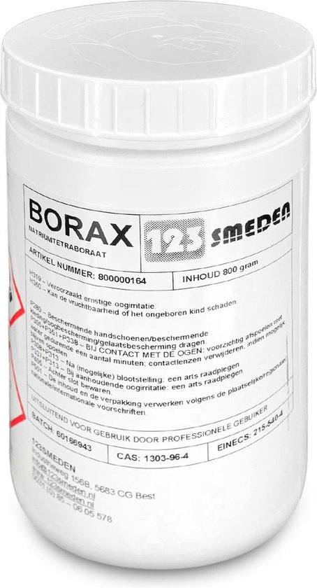 Borax Poeder 800 Gram Bol