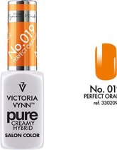 VICTORIA VYNN™ Gel Nagellak - Gel Polish - Pure Creamy Hybrid  - 8 ml - Perfect Orange  - 019 - Oranje