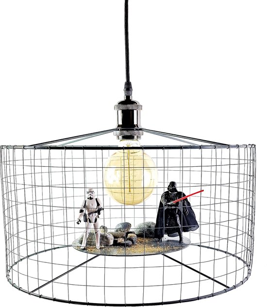 Lampe Star Wars- By Olivier&Sofie-Lampe suspendue Star Wars-Lampe avec  Darkvader et