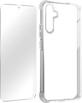 Pack Protection geschikt voor Samsung Galaxy A14 5G Hoes+Gehard Glas transparent