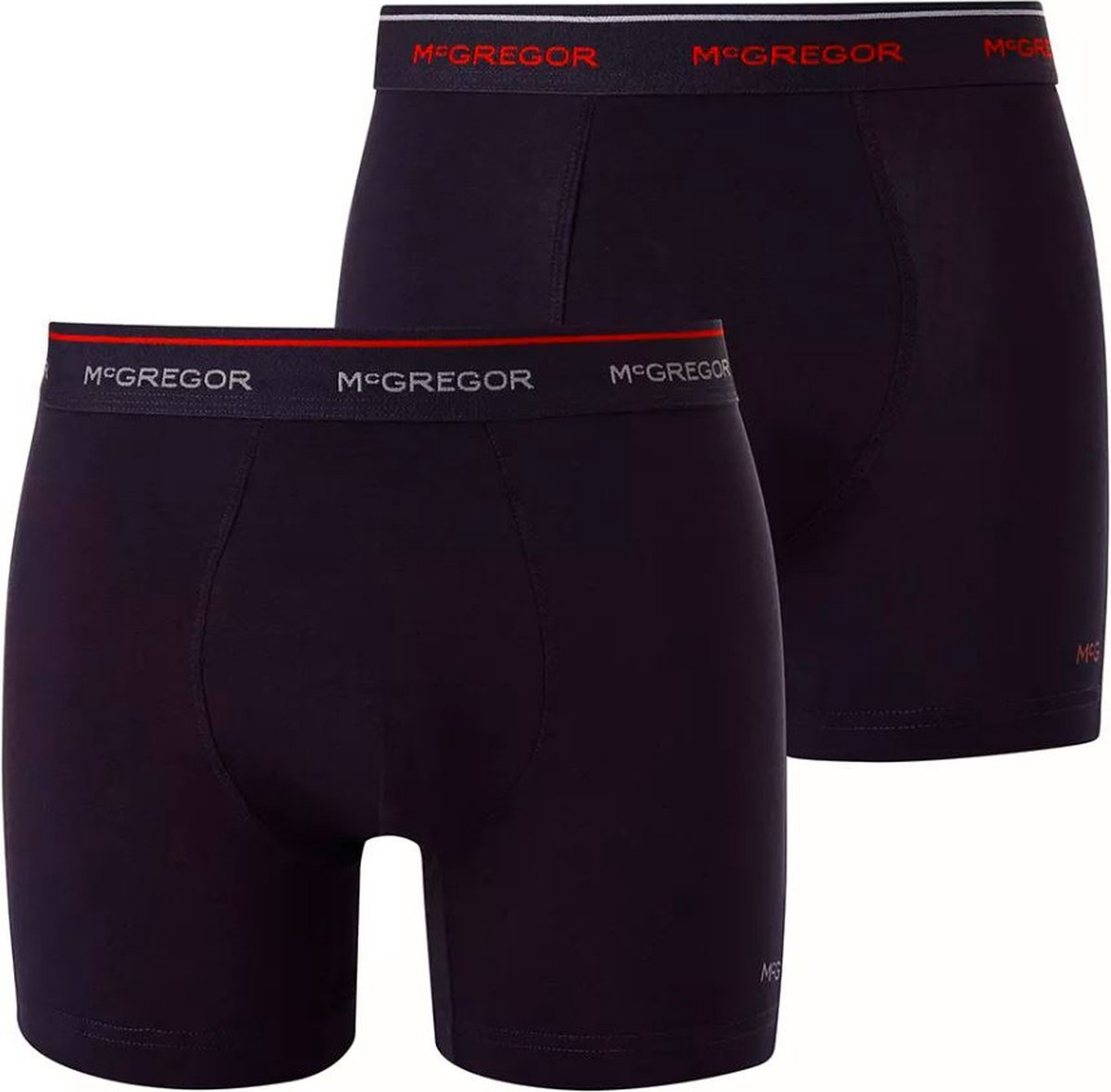 Set van 6 zwarte boxershorts - Atlas For Men