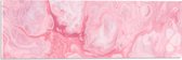 Acrylglas - Patroon in Roze Kleur - 60x20 cm Foto op Acrylglas (Wanddecoratie op Acrylaat)