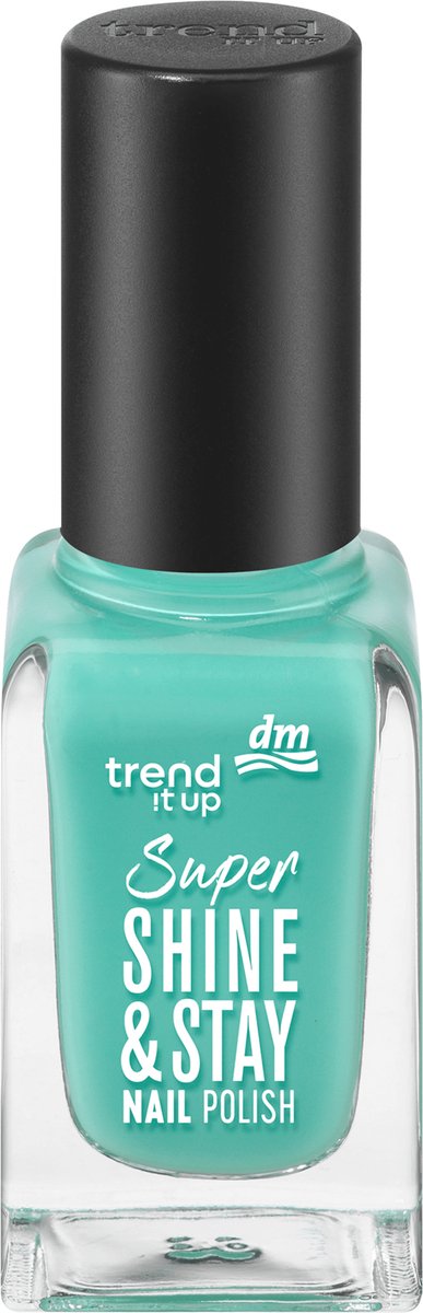 trend !t up Nagellak Super Shine & Stay Nail Polish turquoise 735, 8 ml