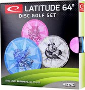 Latitude 64 Disc Golf Set - Beginner Easy to Use Driver Midrange Putter