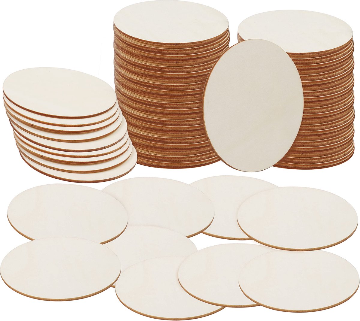 Cercle en bois MDF 3 mm à décorer. Diamètre extérieur 25 cm