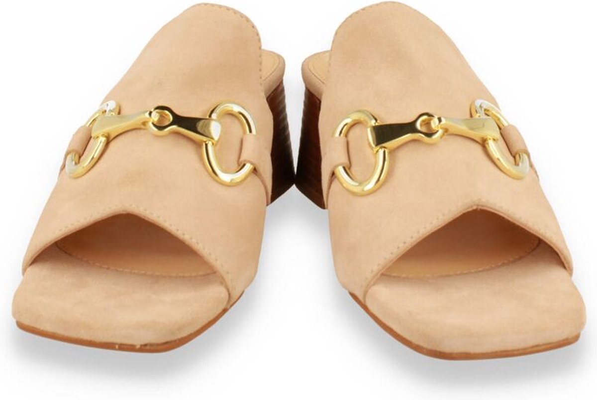 Dozo Dames Slipper Nude | Beige | Maat: 40