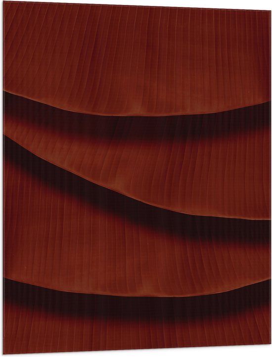 Vlag - Textuur in Rode Opgestapelde Bladeren - 75x100 cm Foto op Polyester Vlag