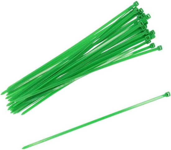 Serre- Attache-câbles Gerimport 4,8 X 300 mm Vert 30 Pièces