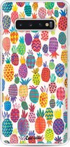 Casetastic Softcover Samsung Galaxy S10 Plus - Happy Pineapples