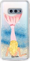 Casetastic Samsung Galaxy S10e Hoesje - Softcover Hoesje met Design - Mermaid Blonde Print